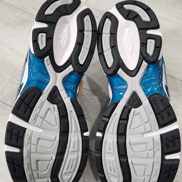 ASICS Gender Inclusive Gel-1130 Running Sneaker in White/Restful Teal. Mens 9.0 - Picture 8 of 12